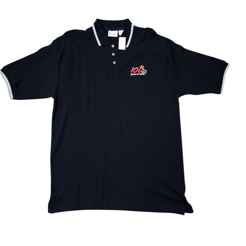 Vintage Disney Polo Shirt Men's Size L 2000 Walt Disney World USA Made NWT